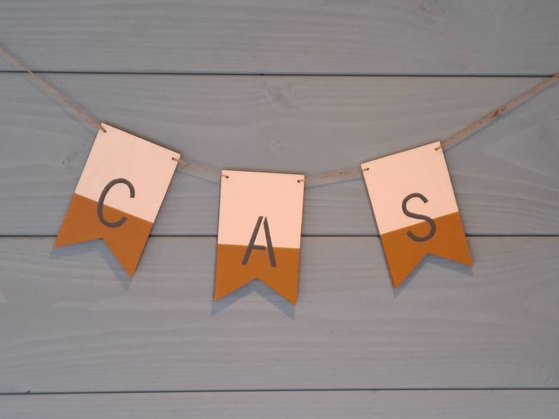 lettervlaggetje Cas lettervlaggetje Cas
