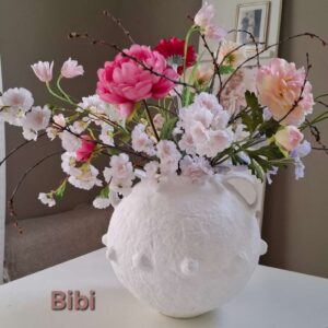 papier maché kruikvaas bibi
