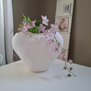papier macheé vaas blossom6